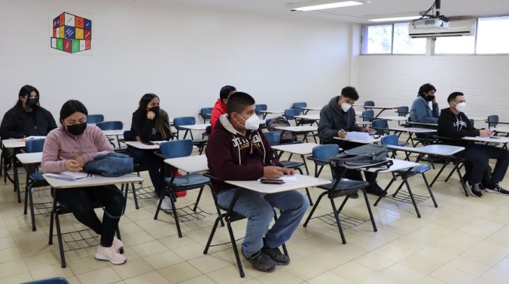 ¡Por fin normalidad! Alumnos de la Universidad de Sonora Navojoa toman clases híbridas