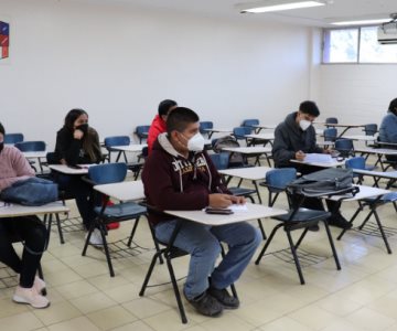¡Por fin normalidad! Alumnos de la Universidad de Sonora Navojoa toman clases híbridas