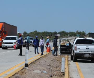 Alistan transportistas paro para exigir eliminación de bloqueos yaquis en carretera federal