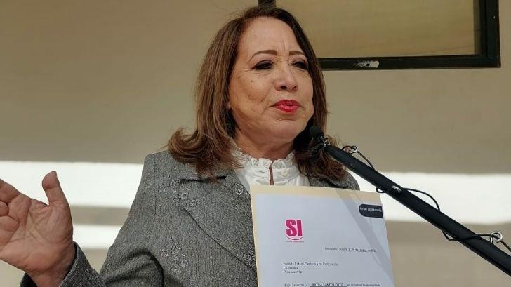 Petra Santos busca registrar el partido Sonora Independiente