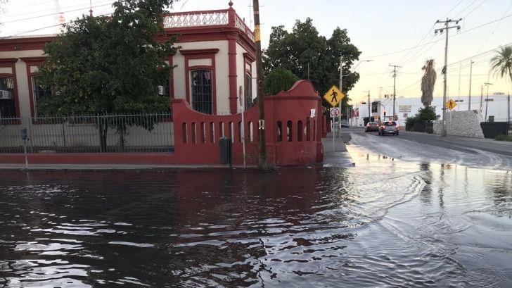 Primaria Leona Vicario amanece inundada