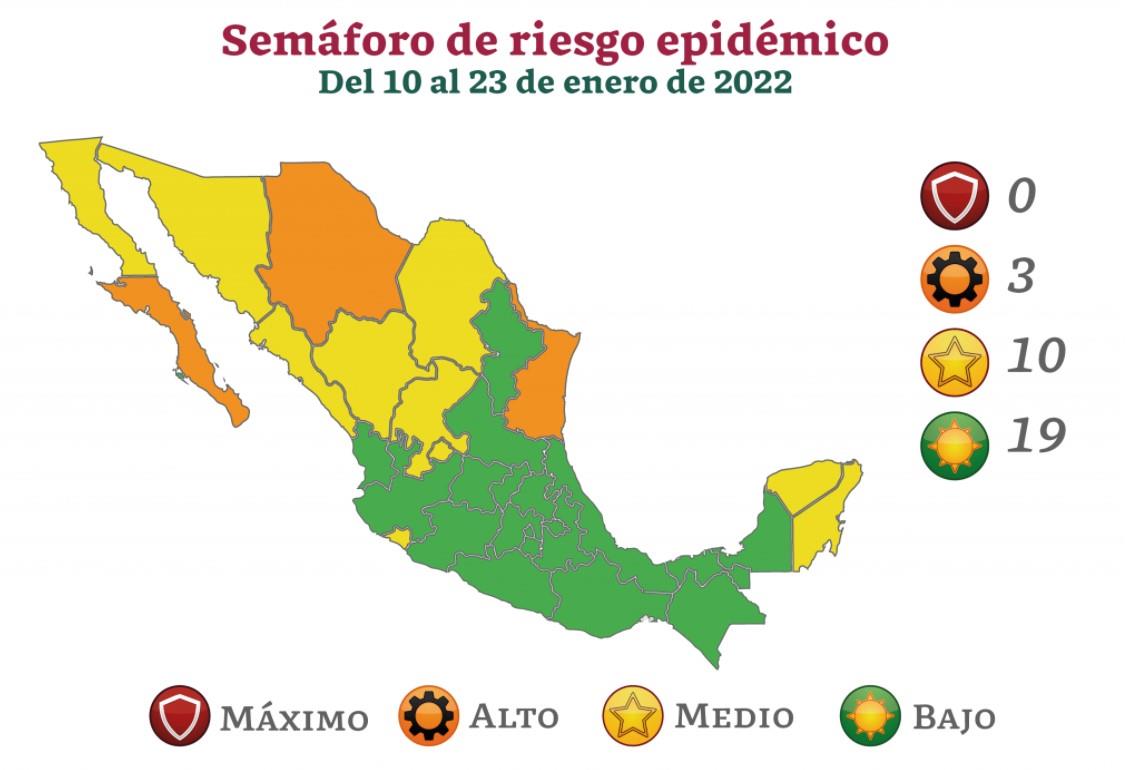 Sonora conserva el amarillo en Semáforo Nacional