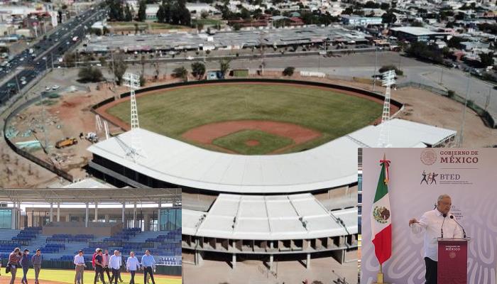 AMLO recorre el Héctor Espino, próxima Academia de Beisbol
