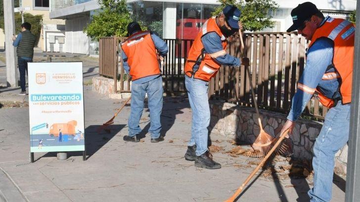 Retiran 8 toneladas de basura de calles de Hermosillo