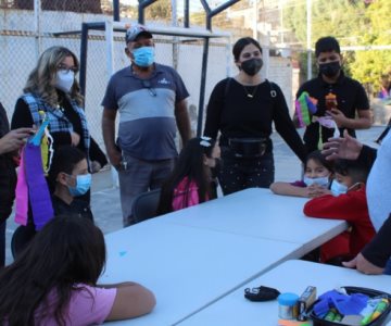 IMCA realiza actividades recreativas en la colonia Cañada de los Negros