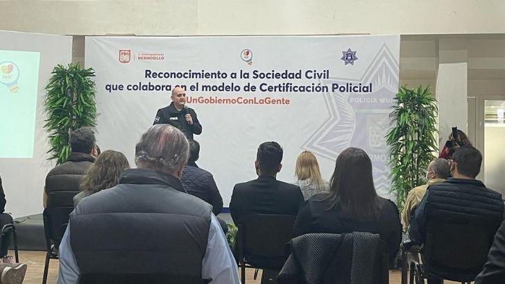 Policías de Hermosillo reciben programa de preparación CERTIPOL