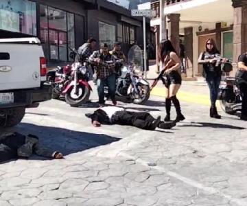 Alerta en Reynosa la presencia de grupos armados... para rodaje de película