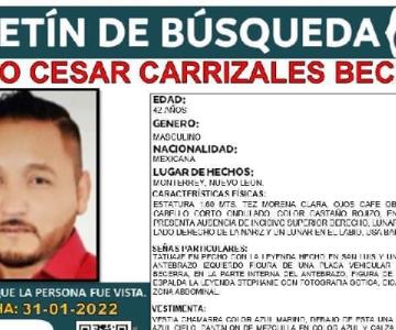 Nuevo León se une a la búsqueda de El Mijis; desaparecido desde el 1 de febrero