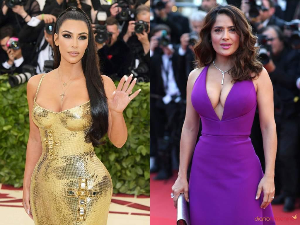 Esto dijo Kim Kardashian de Salma Hayek