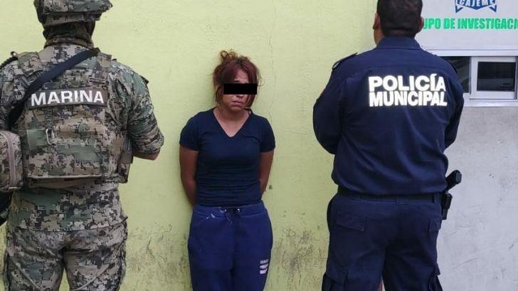 Detienen a mujer narcomenudista en Cajeme