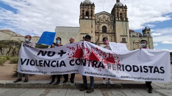 Reporteros se alzan en protesta por asesinato de periodista Heber López Vásquez