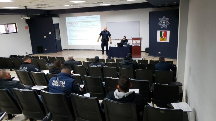 Dan curso intensivo de capacitación a Policías del norte de Sonora