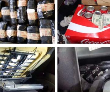 Aduanas y Protección Fronteriza incauta drogas y armas en las garitas de Arizona