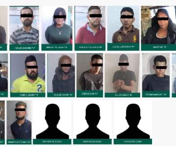 Cateos en Cajeme resultan en detención de 19 personas