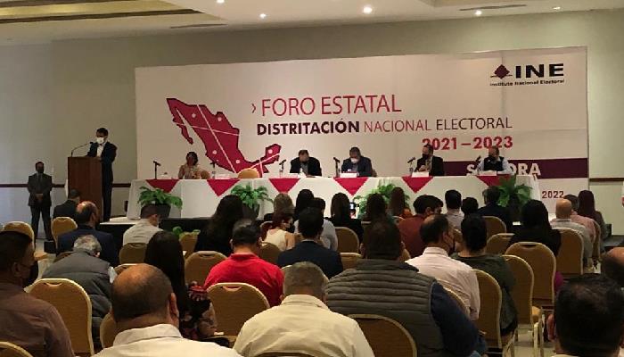 INE presenta proyecto de distritación electoral en Sonora