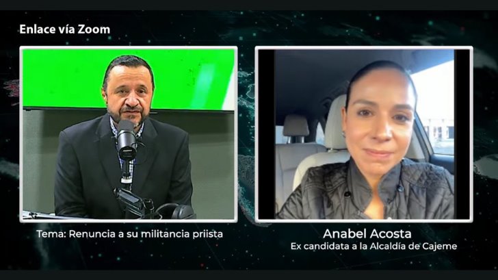 No me voy del PRI pateando mesas ni azotando la puerta: Anabel Acosta