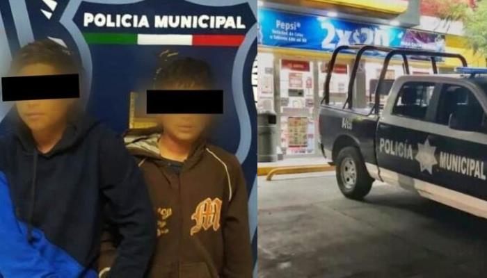 Detiene a menores reincidentes por asalto a tienda de conveniencia