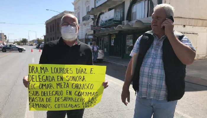 Pensionados de CFE Guaymas no ven pronto fin a su problema con el IMSS