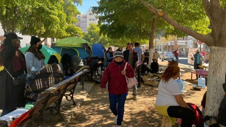 Unión de Pepenadores retiran plantón frente a Palacio Municipal