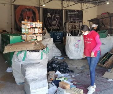 Centro La Salle Ponguinguiola continúa con su campaña de reciclaje en Obregón