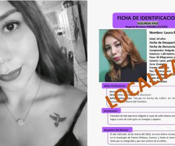 Confirman hallazgo del cuerpo de Laura Rico en Puerto Peñasco