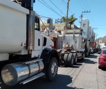 Concesionarios de transporte de carga en Guaymas-Empalme están inconformes