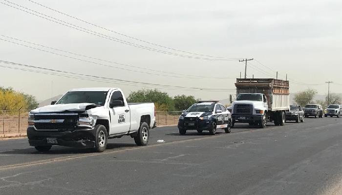 Salida Hermosillo-Kino presentó accidente de tránsito