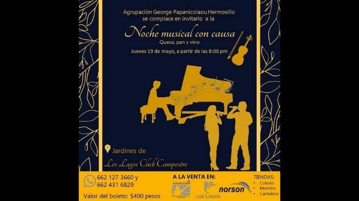 Agrupación AGPH te invita a una Noche musical con causa