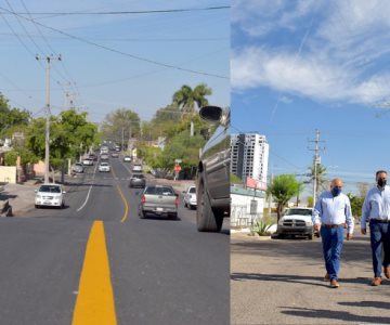 Antonio Astiazarán entrega recarpeteo de calles Veracruz y Tamaulipas y anuncia más proyectos