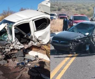 Accidente en carretera a Ures deja dos muertos y tres heridos