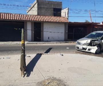 Choque en Las Torres deja varios vehículos afectados