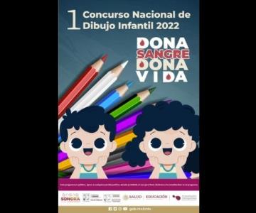 Invitan a niños y niñas a concurso de dibujo, Dona Sangre, Dona Vida