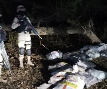 Militares aseguran casi 400 kilogramos de droga en Nogales