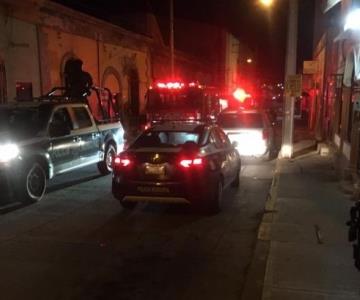 Se registra fuerte incendio en el centro de Guaymas
