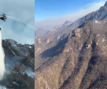 Afectación del incendio en la Sierra de Álamos aumenta a más de 3 mil hectáreas