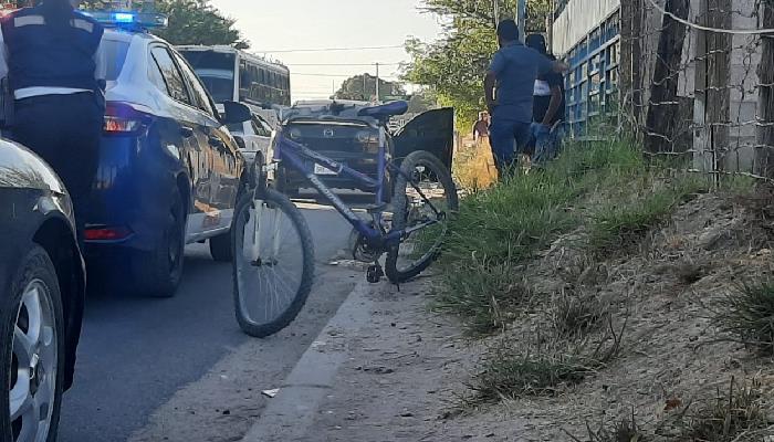 Ciclista de la tercera edad es atropellado en Las Minitas