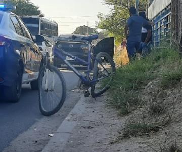 Ciclista de la tercera edad es atropellado en Las Minitas