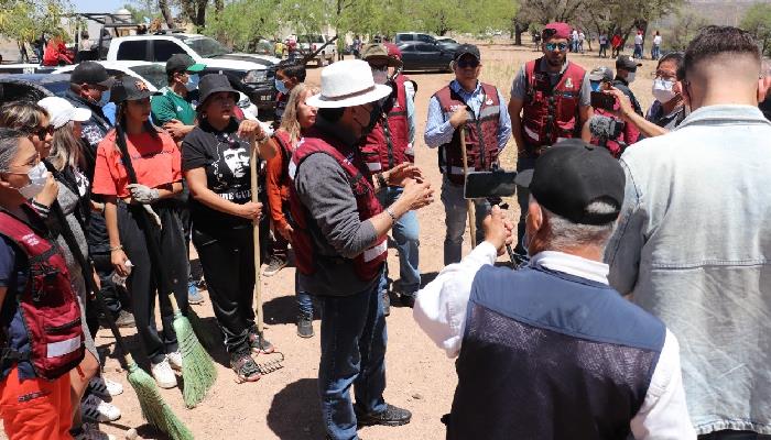 Nogales: Atienden llamado de limpieza en el fraccionamiento La Mesa