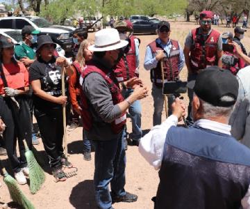 Nogales: Atienden llamado de limpieza en el fraccionamiento La Mesa