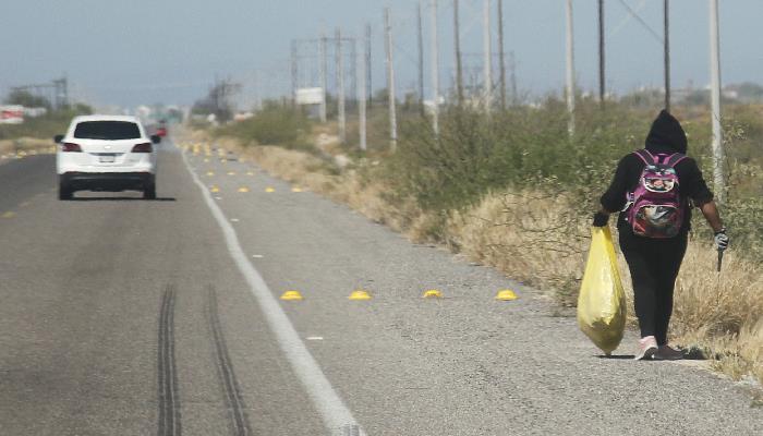 Limpian tramo Hermosillo-Kino en programa de trabajos temporales