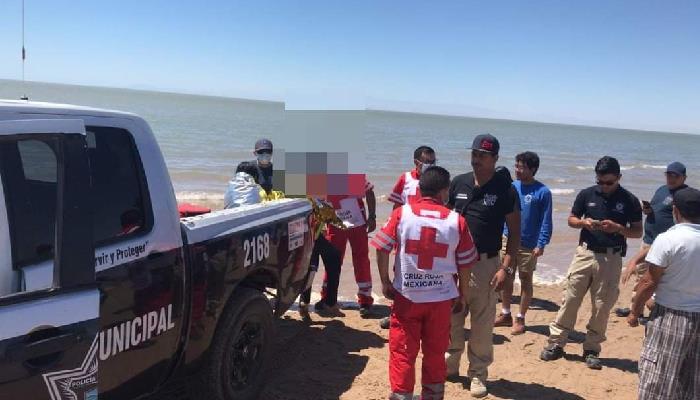 Marea arrastra a tres menores en el Golfo de Santa Clara