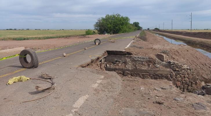 Reparación de puente en el Valle del Yaqui podría durar hasta tres meses