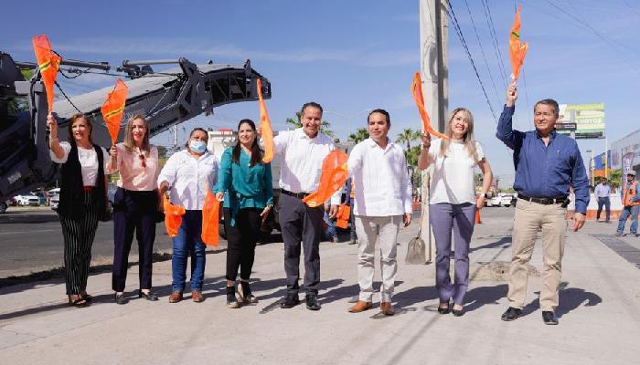 Ayuntamiento de Hermosillo inicia rehabilitación del bulevar García Morales