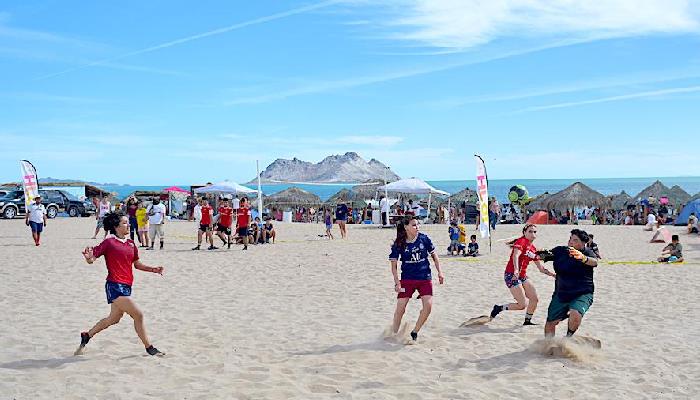 Realiza IDJH torneos de voleibol y fútbol en Bahía de Kino