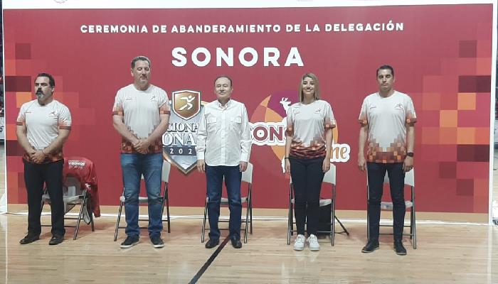 Alfonso Durazo abandera al equipo Yo’One de Sonora para los Juegos Nacionales Conade 2022