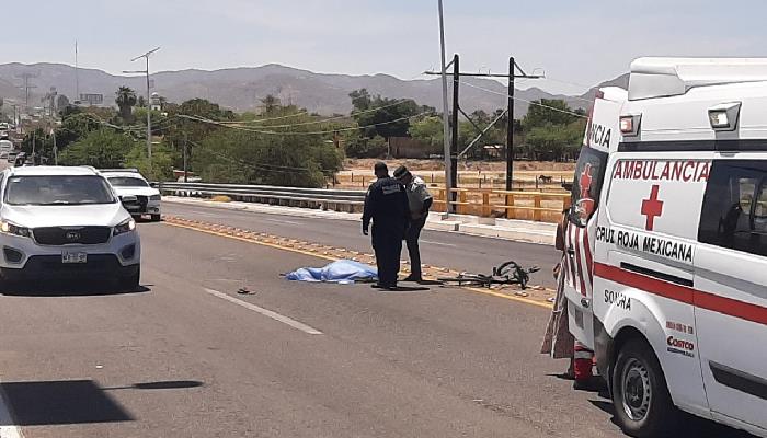 Ciclista atropellado en puente San Miguel de San Pedro muere en el lugar