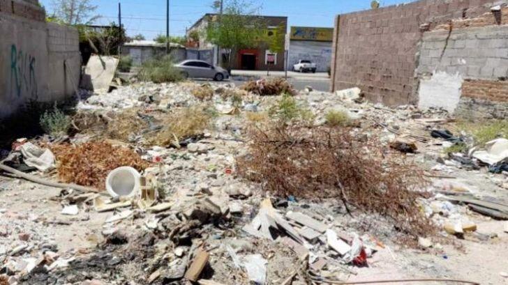 Denuncian calles en mal estado y basureros clandestinos en colonia López Portillo