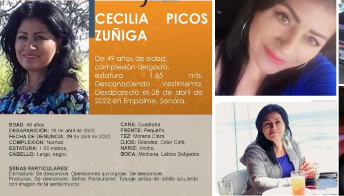 Hallan camioneta de Cecilia Picos, desaparecida en Empalme el jueves