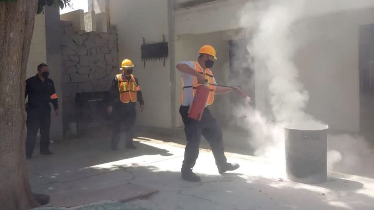 SSP Sonora imparte capacitación para asistencia en casos de incendio