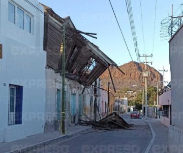 Se derrumba antigua casa donde vivió un poeta en Guaymas
